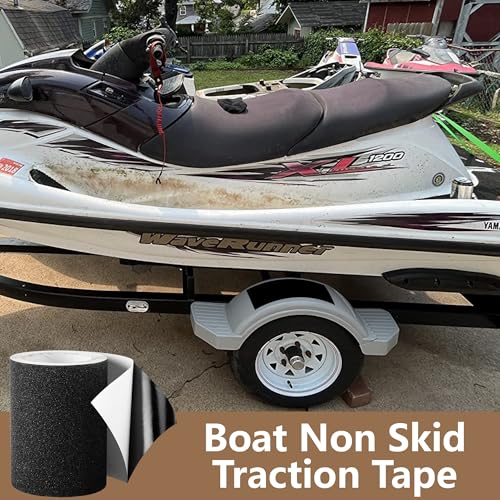 16.4Ft x 6In Marine Boat Non-Skid Traction Tape - Anti Slip Adhesive Tape