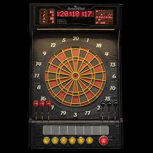 Arachnid Dartcade 15.5" Electronic Arcade-Style Dartboard with 41 Games