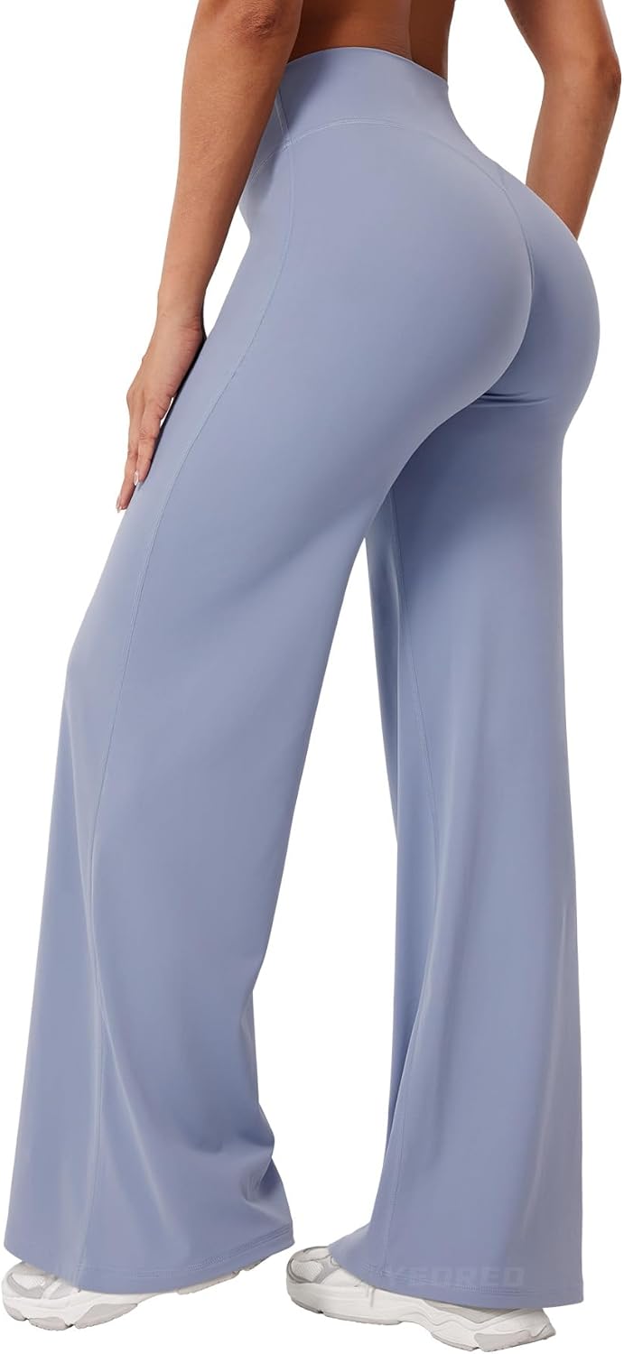 YEOREO Women's High Waist Workout Leggings - No Front Seam, Buttery Soft Yoga Pants | 29" to 35" Sizes