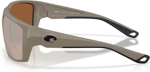 Costa Del Mar Men's Fly Line Rectangular Sunglasses