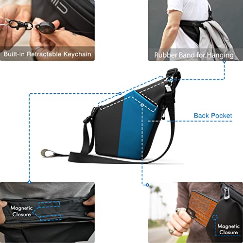 NIID Crossbody Sling Bag for Men - Ultra-Slim 30-50mm Width