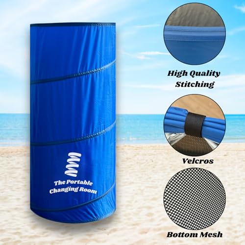 Portable Changing Room Pop Up Privacy Tent - Blue, Lightweight & Easy Setup