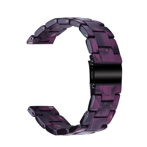 FitTurn Resin Bracelet Compatible with Hero Band III,FITVII,Donerton, Misfit Vapor,Popglory, KALINCO,CanMixs P22, AGPTEK LW31 Band for Women Replacement Bracelet Strap Metal Stainless Steel Buckle