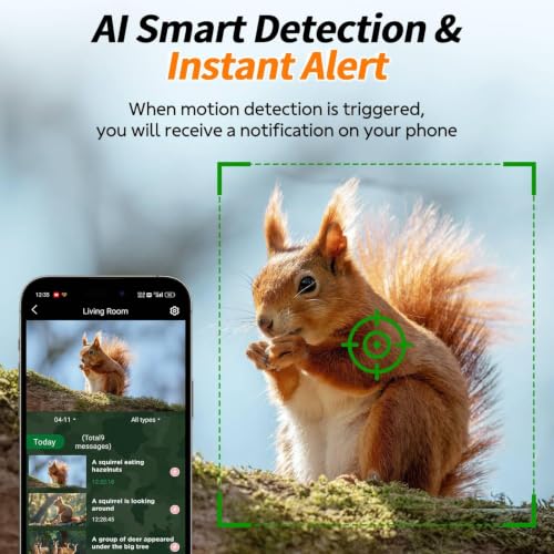 VOOPEAK 4G LTE Cellular Trail Camera 2.5K 360° Live Feed Solar Pack - TC32-2