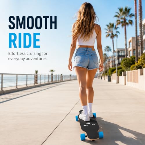 41-Inch Longboard Skateboard for Beginners and Adults - Canadian Maple Drop-Through Deck