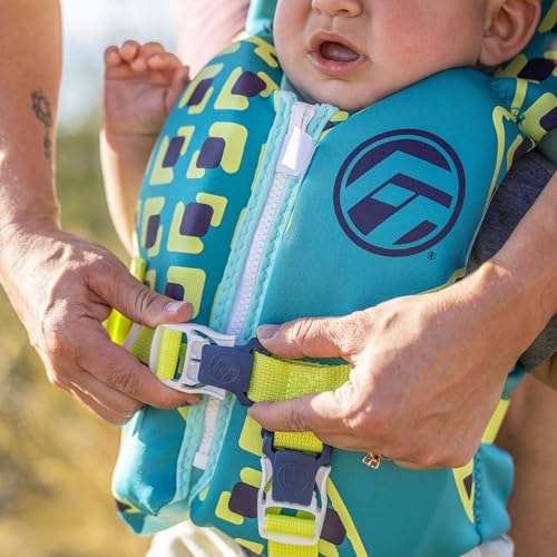 Infant Life Vest with Rapid Dry Material – US Coast Guard Approved, Fits Under 30 lbs