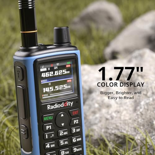Radioddity GM-30 Pro GMRS Handheld Radio 2 Pack with Wireless Programming & Speaker Mics