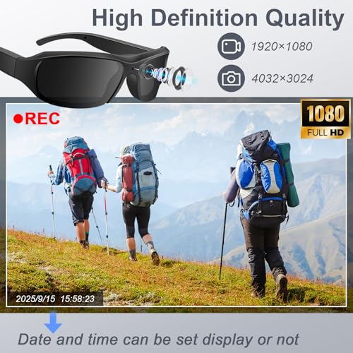 16GB HD Video Camera Sunglasses Polarized UV Protection Sport Action Glasses