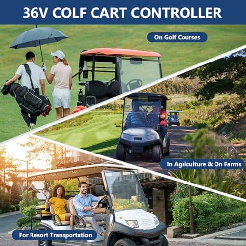 Golf Cart Controller 36V 350A for EZGO TXT 2000-2009 - Black
