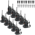 BAOFENG BF-888S 10-Pack Long Range UHF Walkie Talkies for Outdoors & Hunting