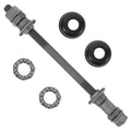 Yardwe Bicycle Rear Axle 180Mm Solid Metal Hub with Bearings for Mountain Bicycle Wheels 9.5Mm Diameter Rear Axles Replacement Part for Cycling