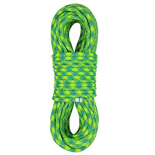 X XBEN 10.5mm Dynamic Climbing Rope 35M Green for Rock & Mountaineering