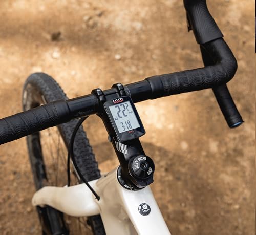 CATEYE Padrone Wireless Bike Computer – Large Screen, Easy‑to‑Read Non‑GPS Cyclocomputer, Wireless Speed Tracker for Road, MTB & Gravel Bikes, No‑Charging Sensor‑Based Unit, Long Battery Life