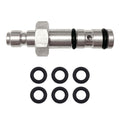 HMKUGO Paintball PCP Quick Filling Charging Probe Replacement Adapter, 9mm OD Air Tool Fitting for Filling Hole with Extra 6 O-Rings