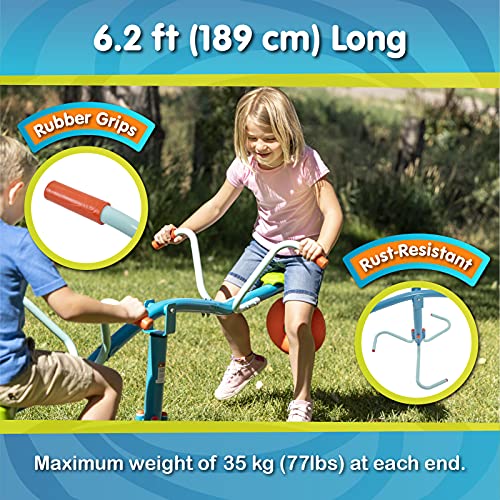 TP Spiro Spin Teeter Totter - Bounces & Spins 360° for Kids Blue/Green