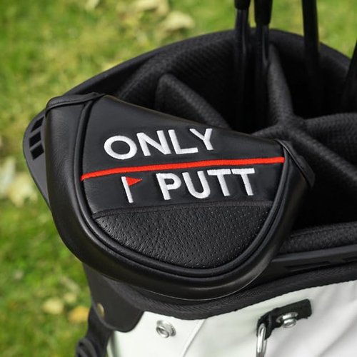 Big Teeth Golf Mallet Putter Cover Headcover Club Protector Magnetic Closure Compatible with Scotty Cameron Taylormade Odyssey 2 Ball Odessey Backstryke Center Shaft Putter Club (Only Putt)