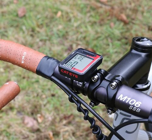CATEYE Wired Bike Computer – Entry-Level Speedometer and Odometer, Perfect for Beginner Cyclists, Auto Start/Stop, Easy Setup for Road, MTB, Gravel Bikes, 3 Year Battery Life