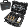 3-Pistol Waterproof Hard Case with Foam Insert, TSA Approved Gun Storage 16 Inch
