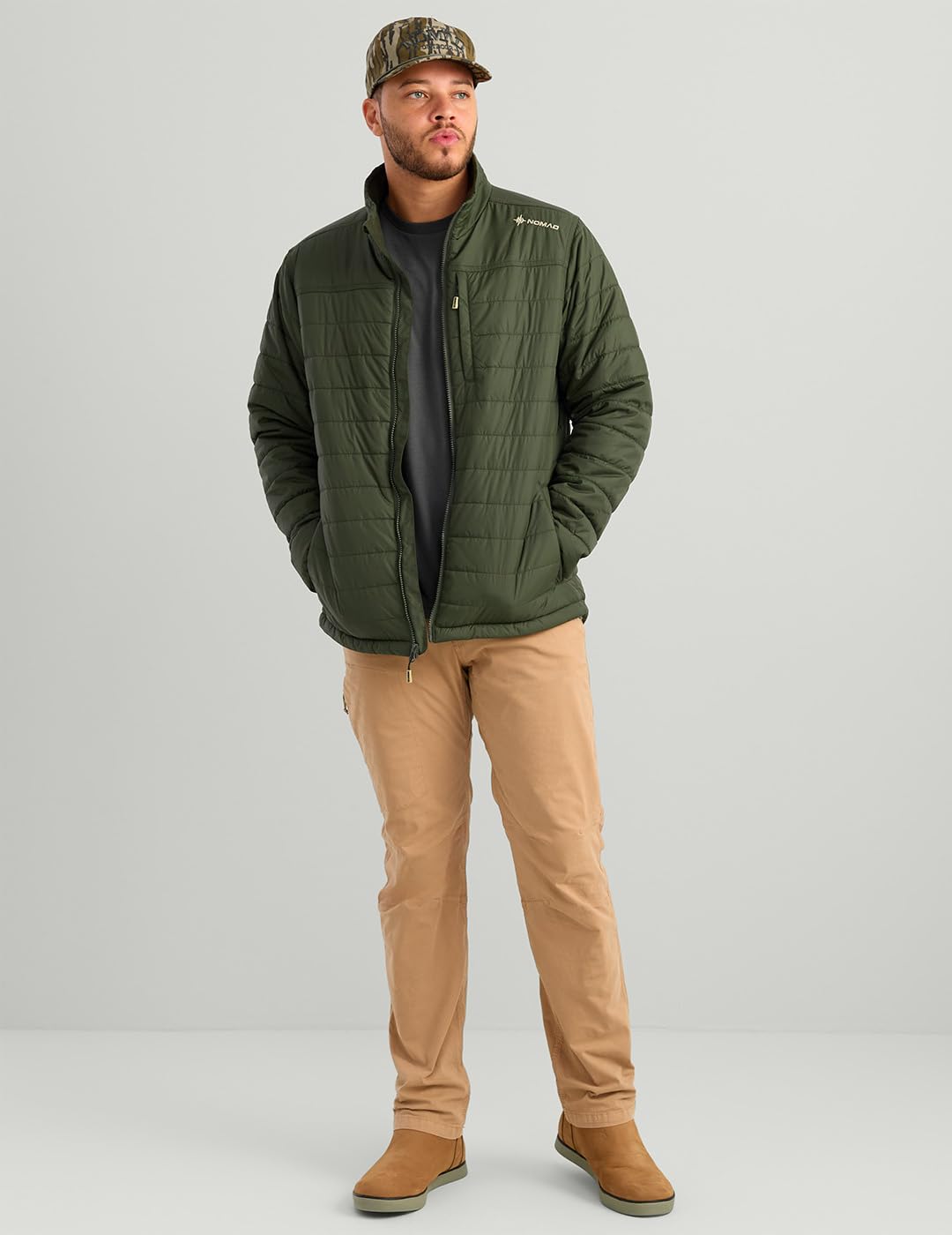 Nomad Men's Standard Gneiss, Rugged and Durable Jacket with Cordura Fabric, Cypress Landing