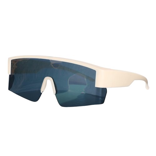 HARFINGTON Sport Sunglasses Cycling Polarized Sun Glasses for Men Women Mountain Bike Driving Fishing Running, Beige & Gray