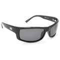 Optic Nerve, Fourteener, Men's Sunglasses with Polarized Grey Lens - Shiny Dark Demi