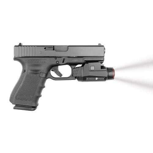 Crimson Trace CMR-208 Universal Rail Master Tactical Light with 2 Mode Flashlight and Instant Activation for Pic Rail Mounts, Shooting, Competition and Range , Black