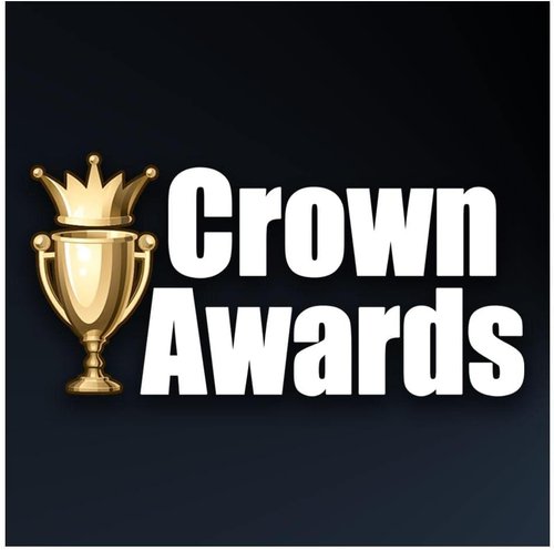 Crown Awards G.O.A.T. Trophy - 6" Gold Trophy on White Marble Base with Custom Engraving