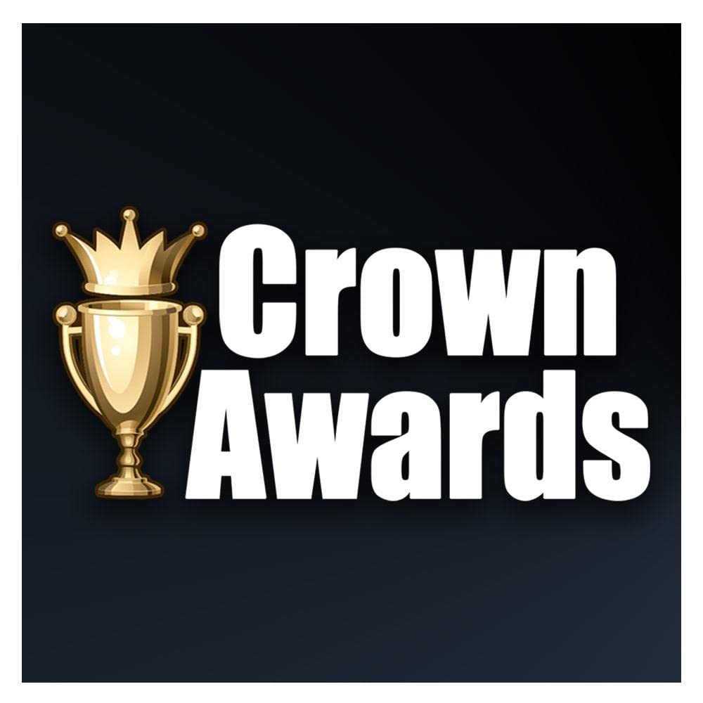 Crown Awards Gold Cup Trophies with Custom Engraving, 5.75" Personalized Gold Swirl Cup Achievement Trophy On Black Base 1 Pack