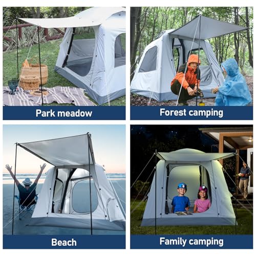 Automatic Inflatable Camping Tent - Quick Setup Air Blow Up Tent - Variation of THIS listing
