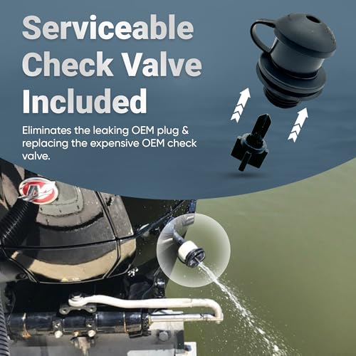 Mercury Black Outboard Quick Connect Flush Kit with Gasket Seal - Marine Engine Adapter
