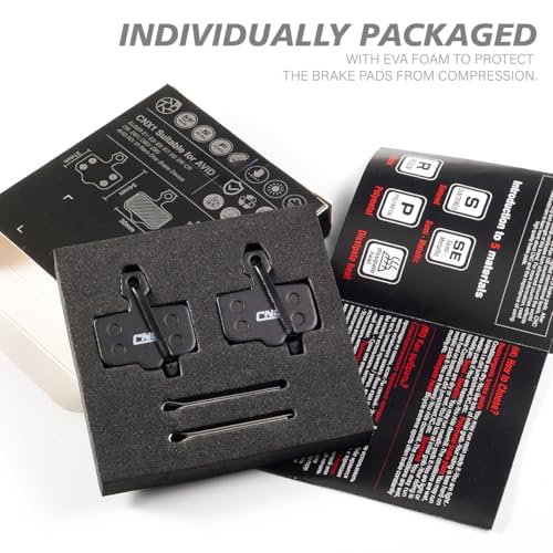 Resin Bike Disc Brake Pads for Avid Elixir & SRAM Level MTB Calipers - Eastern Power