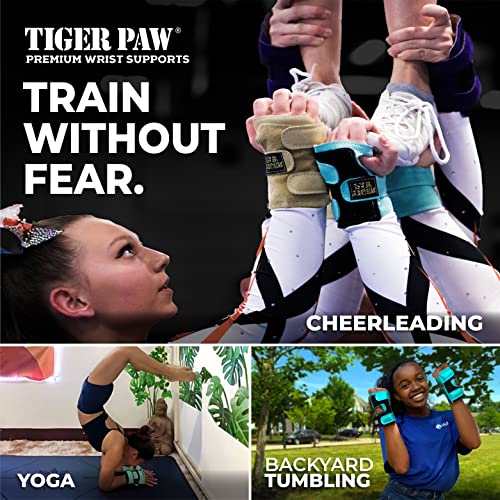 Tiger Paw Gymnastics Wrist Supports Pair - Small, Sand - Competition Grade