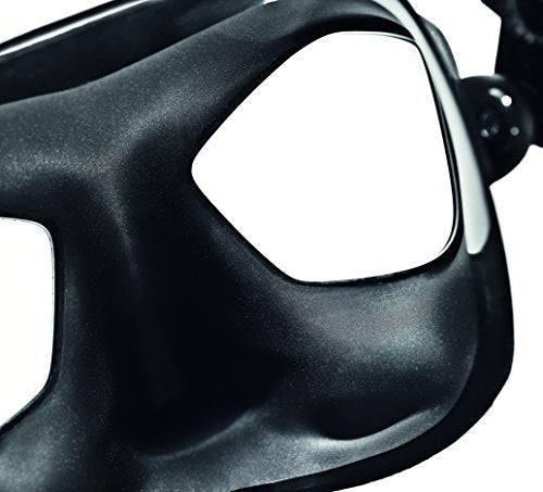 Mares Viper Freediving & Spearfishing Mask - Black, Unisex, Low Volume, Wide Field, Fog-Resistant Silicone, Ergonomic Strap
