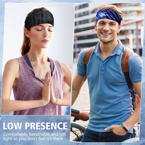 Lyrow 12 Pcs American Headbands for Men Running - Stylish Style