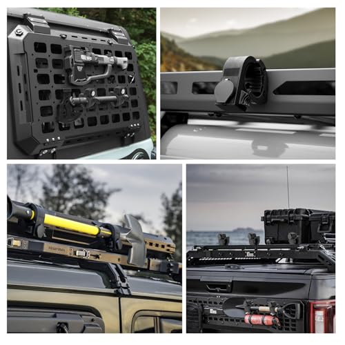 Heavy-Duty Shovel Mount Holder with Lock for Off-Road Vehicles & Racks