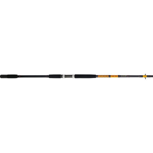 Ugly Stik Bigwater Conventional Fishing Rod, Black/Red/Yellow, 12' - Extra Heavy - 30-50lb - 2pc