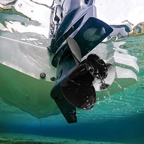 Boat Propeller for Mercruiser Alpha One 14.5x19 3-Blade Aluminum Replacement - Right Rotation, Hub Kit Included