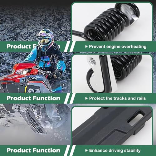 TuLeYiLe Premium Reversible Ice Scratchers for Polaris Snowmobiles MY24 RMK