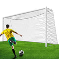 DDVLG Black 24x8FT Soccer Goal Replacement Net - 4mm Nylon, All-Weather, Heavy Duty, 8' Depth, Model: Regular