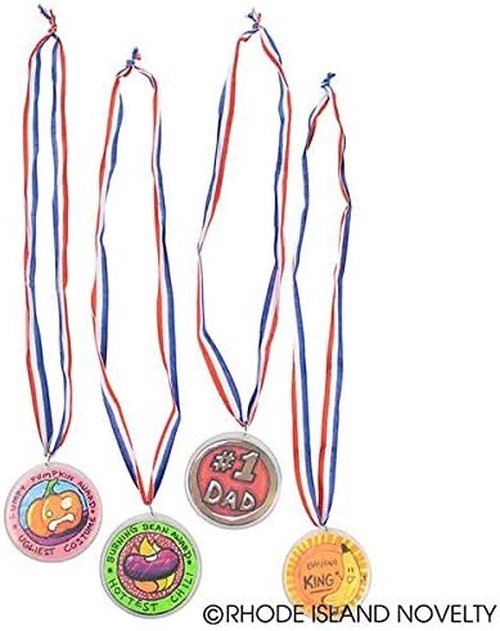 Design Your Own Award Medals - Customizable 24 Pack for Unique Recognition