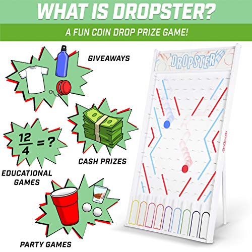 Prize Drop Game with Customizable Slots for Trade Shows, Parties, Education
