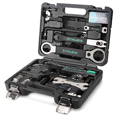 Cyclists Black 23-Piece Bicycle Repair Tool Kit - Bike Maintenance Set