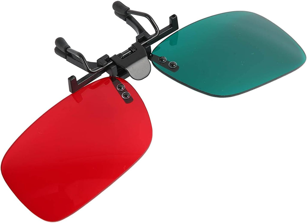 Skiennix Red Green Glasses - Amblyopia Vision Correction with Protective Glasses Box | Left Green, Right Red