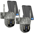 VOOPEAK Green 2-Pack 4G LTE Trail Camera with 360° Pan & Live Streaming