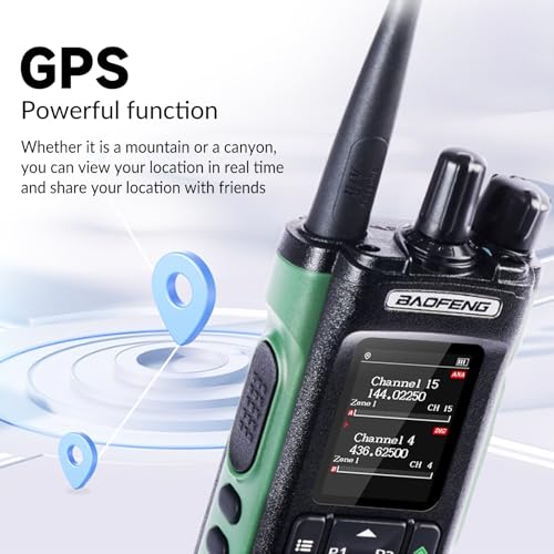Baofeng DM-32 UV/Analog Digital 2-Way Radio GPS Satellite Matching Black