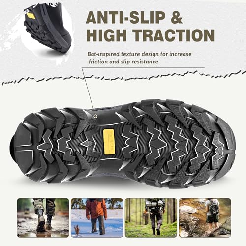 Men's Waterproof Insulated Rubber Hunting Boots - 8 / Next Camo