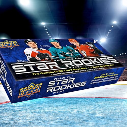 2024-25 Upper Deck Star Rookies Hockey Card Box Set – NHL Collectible Trading Cards