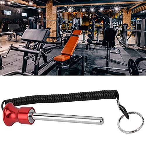 Weight Stack Pin for Gym Equipment - Magnetic Drop Set Pin with Pull Rope (Variation 1)