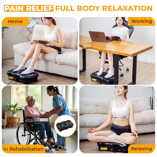 GymAora Whole Body Vibration Exercise Machine 330LBS Capacity, 120 Speed Levels
