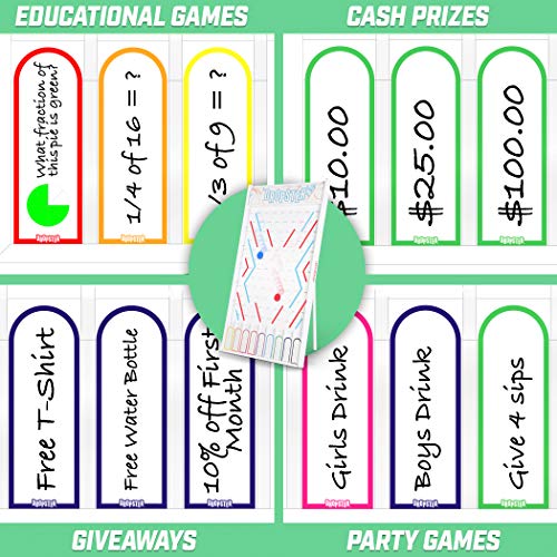 Prize Drop Game with Customizable Slots for Trade Shows, Parties, Education
